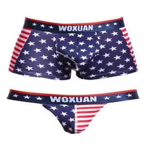 2/pack Mens  Stars And Striped G String Thong  Briefs Underwear - Picture 1 of 7