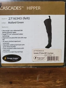 Cascade Hip Boot size 8 - Picture 1 of 1