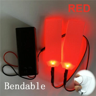 1:1 Bendable LED Light Eyes DIY for Iron Man Batman BlackPanther Mask Helmet COS - Image 1 of 4