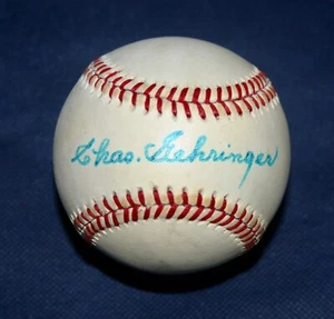 Tigers Charlie Gehringer Signed Baseball - Picture 1 of 6