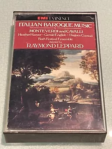 Italian Baroque Music by Monteverdi & Cavalli - Audio Cassette Tape Album - 1967 - Picture 1 of 5