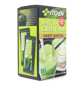 Ito En Japanese Instant Sweet Matcha Green Tea Powder (10 Packets) 4.2 oz (120g) - Picture 1 of 3