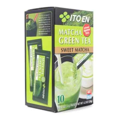 Ito En Japanese Instant Sweet Matcha Green Tea Powder (10 Packets) 4.2 oz (120g) - Image 1 of 3