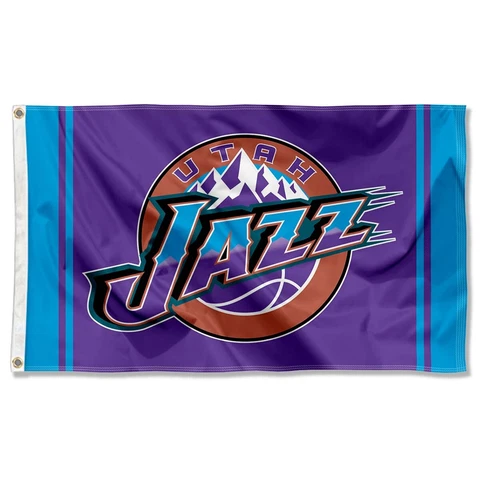 Utah Jazz Purple Grommet Flag Cover