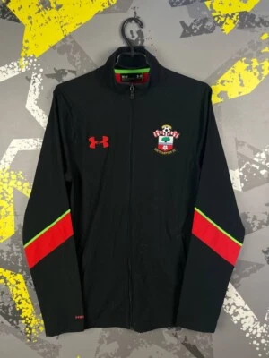 Southampton Training Football Soccer Jacket Under Armour Black Men Size M ig93 - Image 1 of 4