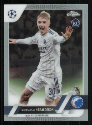 2022-23 Topps Chrome UEFA Club Competitions #175 Hakon Arnar Haraldsson - Image 1 of 2