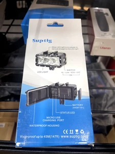 Suptig High Power dimmbare wasserdichte Tauchen Unterwasser LED Video Kamera Lichter - Bild 1 von 1