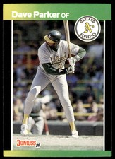 1989 Donruss Baseball's Best #336  Dave Parker   Oakland Athletics