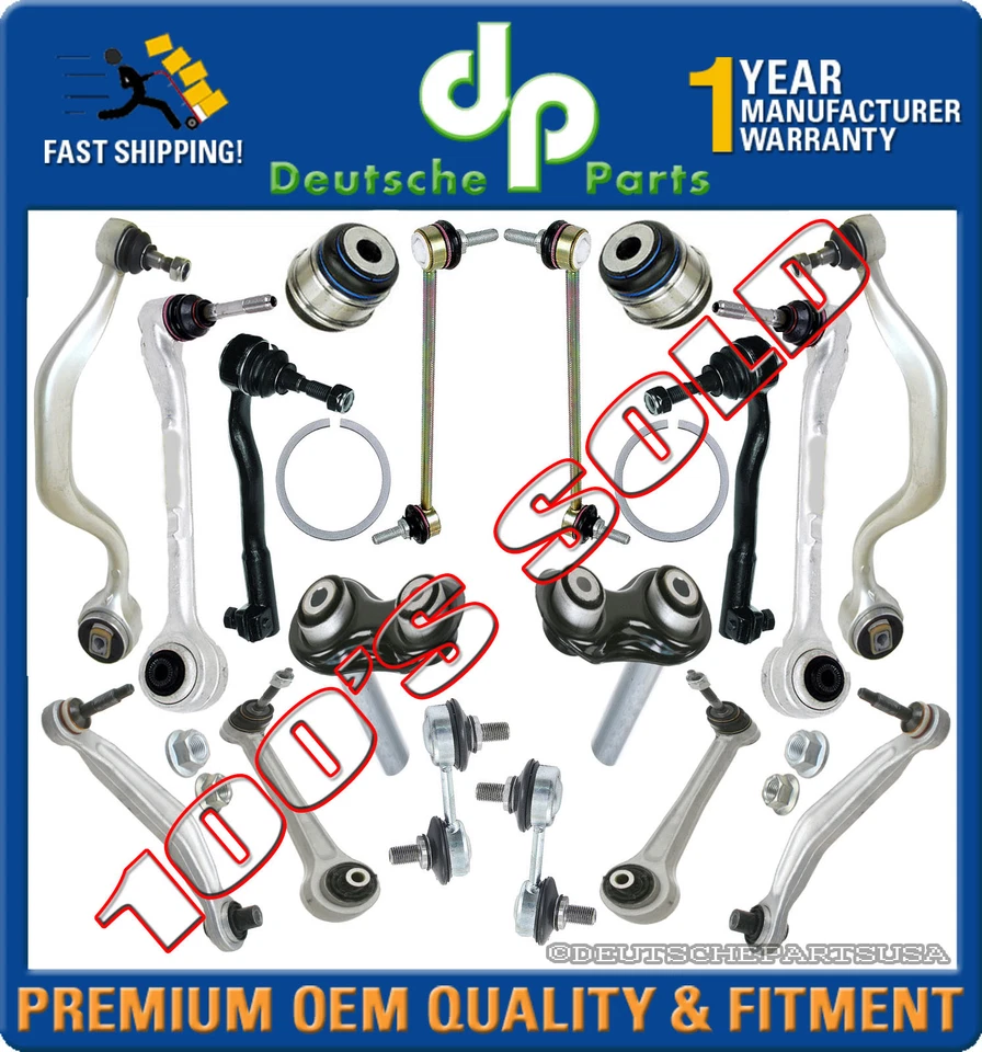 Kit de suspensión oscilante brazo de control delantero trasero BMW E39 540i M5  Foto 1 de 4