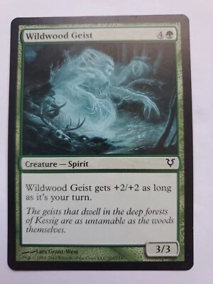 MTG Magic The Gathering Card Wildwood GeistCreature Spirit Green Avacyn Restore - Image 1 of 2