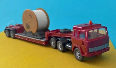H0 Wiking: Magirus 235 D Tieflader Kabeltrommel (1:87) - Bild 1 von 4