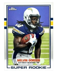 2015 Topps Chrome 1989 Super Rookie Melvin Gordon RC San Diego Chargers - Picture 1 of 2