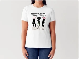 Gildan - Softstyle Women's T-Shirt - Standing on Business Graphic - Picture 1 of 4