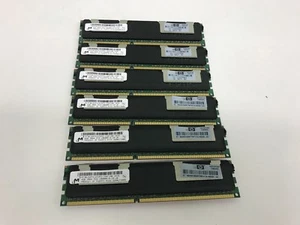24GB Kit 6x 4GB HP Proliant BL680C DL165 DL360 DL380 DL385 DL580 G7 Memory Ram - Picture 1 of 2