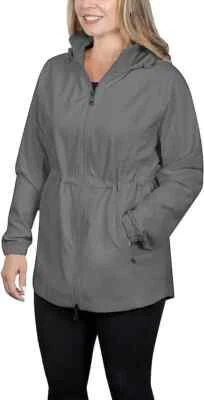 Chaqueta Kirkland Signature Damas Transpirable Rubor Gris Anorak NUEVA TALLA PEQUEÑA Foto 1 de 4