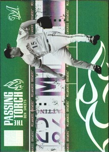 2005 (BREWERS) Donruss Elite Passing the Torch Green #6 Ben Sheets /250