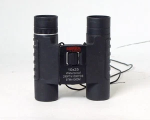 Sierra by Tasco 10x25 Waterproof Binoculars Compact Vintage - Picture 1 of 4