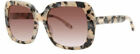New LILLY PULITZER Sunglasses Sicily Sable Tortoise - Light Brown Lens 55-19-140