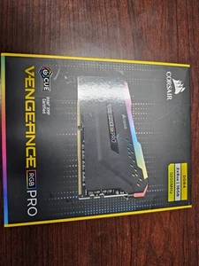 Corsair Vengeance RGB Pro 16GB (2x8) DDR4 RAM 3200MHz CMW16GX4M2C3200C16 - Picture 1 of 4
