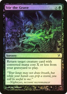 MTG FOIL Stir the Grave  - Betrayers of Kamigawa #085 - Picture 1 of 1
