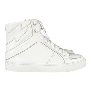 Zadig & Voltaire Scarpe Donna Taglia 6,5 Sneakers Alte Flash RN: 116202 - Foto 1 di 8