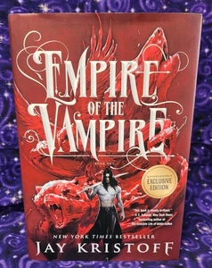 SIGNED  Empire of the Vampire by Jay Kristoff (Hardcover, B&N Exclusive, 1st Ed) - Bild 1 von 8