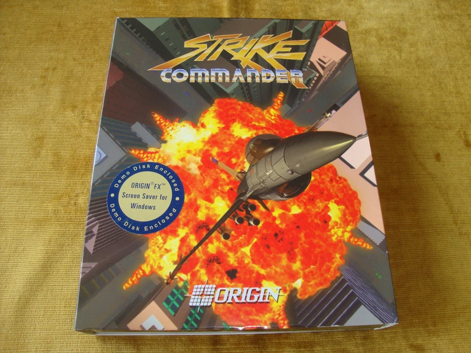 jeux vidéo vintage STRIKE COMMANDER disquettes  1992 - Photo 1/4
