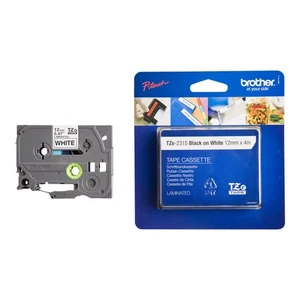 Brother TZe-231S Black on White 12mm Laminated P-Touch Labelling Tape - Picture 1 of 5