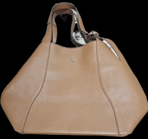 Nica Large Light Brown Faux Leather Shoulder Tote Bag - New Without Tags - Picture 1 of 7
