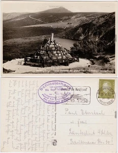 Cubo curvo Karpacz Donat monumento en gran estanque copo de nieve 1932 - Imagen 1 de 3