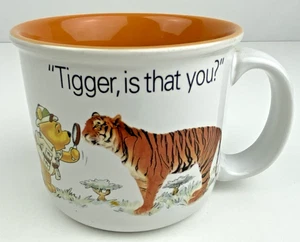 Disney Parks Tigger Is That You? Pooh Tiger 16 oz Coffee Cup Mug Animal Kingdom - Picture 1 of 7