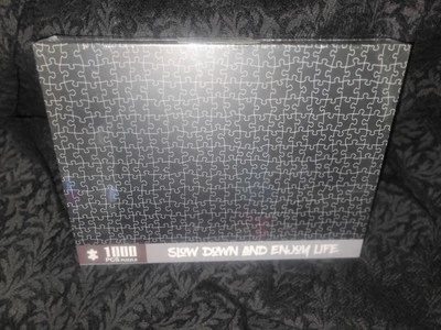 NUEVO Ralentizar y disfrutar de la vida 1000 piezas rompecabezas mordaza regalo elefante blanco  Foto 1 de 2