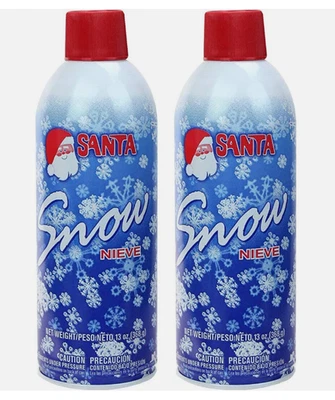 Aerosol Santa Snow Spray - 13 oz (paquete de 2) Foto 1 de 2