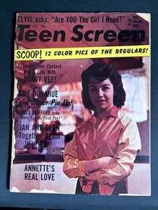 TEEN SCREEN Magazin SEPT 1961 Annette Funnicello ELVIS PRESLEY Bobby Vee - Bild 1 von 3
