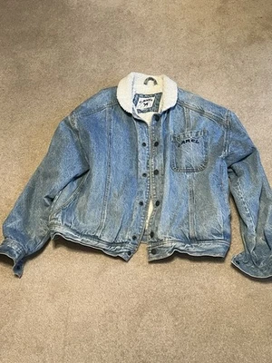 Vintage Camel Joe Men’s Jacket XL Cigarette Denim Sherpa Lined See Pictures!! - Image 1 of 4