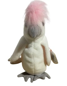 Ty Kuku The Cockatoo Plush Toy January 5 1997 Collectible Beanie Baby - Picture 1 of 10