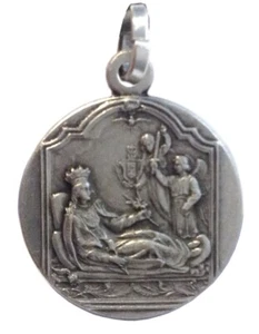MEDAGLIETTA "SANTA FILOMENA" IN ARGENTO 925 - STERLING SILVER ST.PHILOMENA MEDAL - Imagen 1 de 1