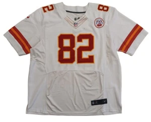 NFL Kansas City Chiefs Jersey Mens Size 52 Dwayne Bowe #82 Football White AFC - Picture 1 of 10
