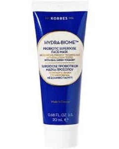 NUEVO Korres Hydra-Biome Probiótico Superdosis Mascarilla Facial con Yogur Griego - 20 ml - Imagen 1 de 1