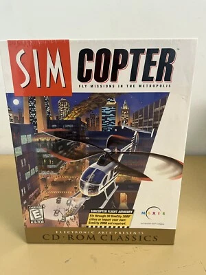 SIM Copter PC Game by Maxis, Windows 95 CD-Rom, BRAND NEW & SEALED - Image 1 of 4