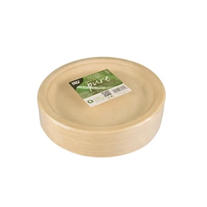 Papstar Zuckerrohr Teller pure Ø 23 cm natur 50 Stück - Picture 1 of 1
