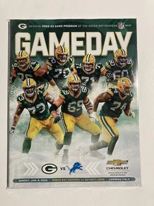 Detroit Vikings vs Green Bay Packers Game Day Program 1/8/2023 NEW - Picture 1 of 8