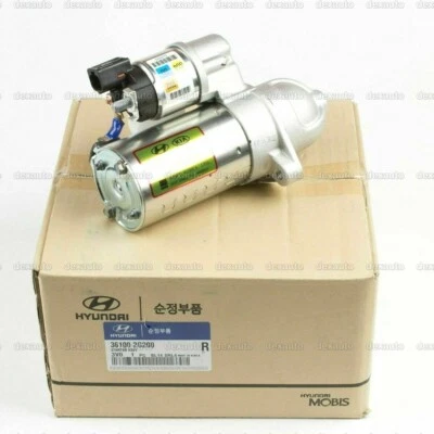 361002G200 Starter Motor Original for Hyundai Kia Sonata Tucson Optima Forte - Image 1 of 4