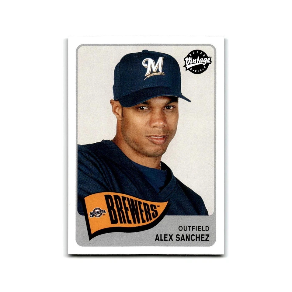 2003 Upper Deck Vintage Alex Sanchez Brewers #42 - Image 1 of 3