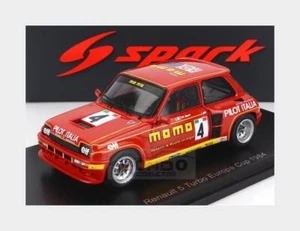 1:43 SPARK Renault R5 Turbo #4 Europa Cup 1984 Massimo Sigala Red S5558 Model - Picture 1 of 2