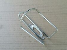 Vintage 80s Minoura Bicycle Water Bottle Cage Stainless Steel Silver
