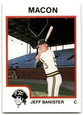 1987 ProCards Jeff Banister Macon Pirates #1187