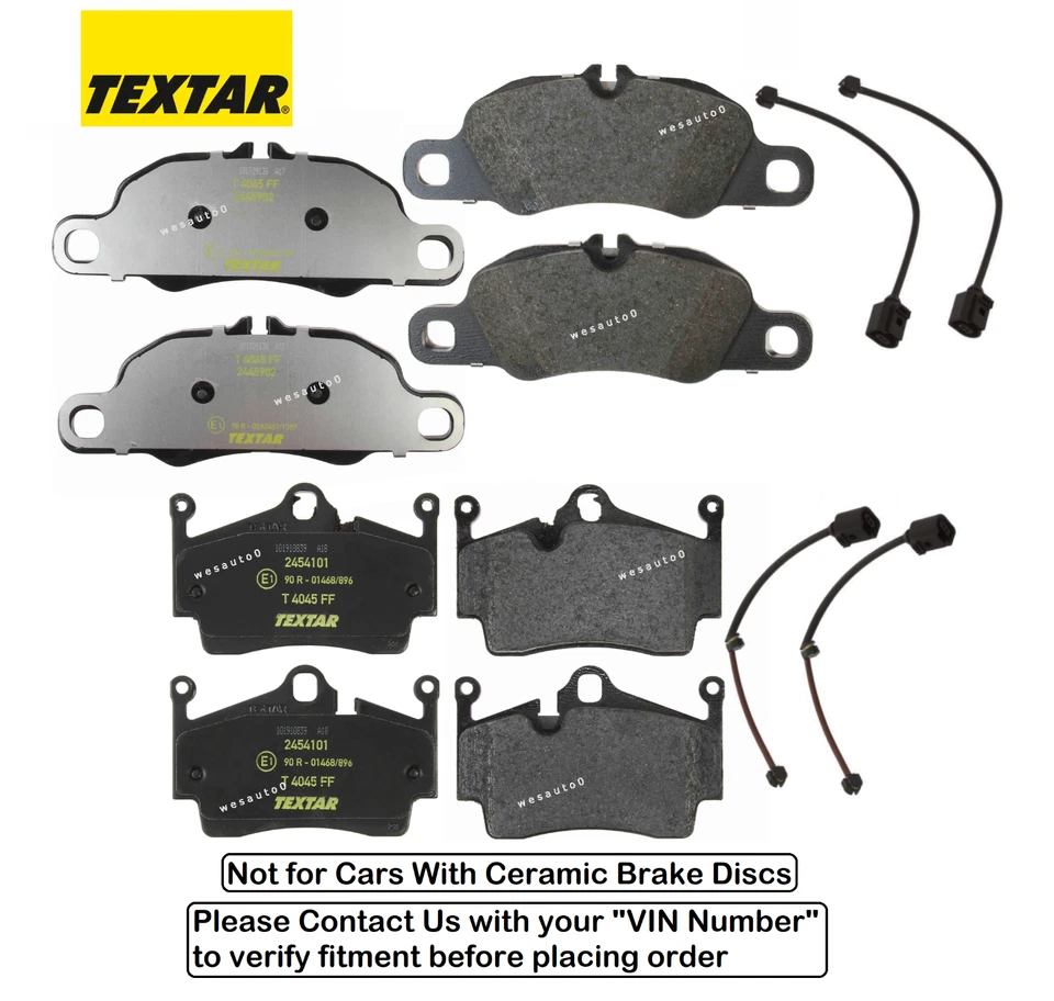 Pastilla de freno delantera y trasera + sensor OES para Porsche Boxster Cayman GTS / S Foto 1 de 1