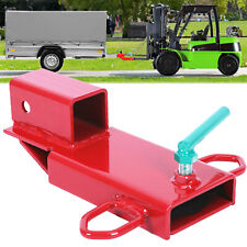 2" Clamp On Forklift Hitch Receiver Pallet Fork Trailer Towing Adapter