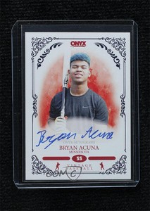 2022 Onyx Vintage Extended Auto Blue Ink /400 Bryan Acuna #VABA Auto